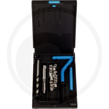 KS Tools Nirostaal schroefdraad reparatieset M8x1,25x10,8mm,24-dlg. Roestvrij, incl. boor & montage-werkzeug