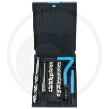 KS Tools Nirostaal schroefdraad reparatieset M10x1,25x13,8mm,19-dlg. Voor Glühkerzen