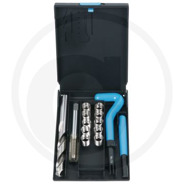 KS Tools Nirostaal schroefdraad reparatieset M12x1,25x16,8mm,14-dlg. Incl. gereedschap