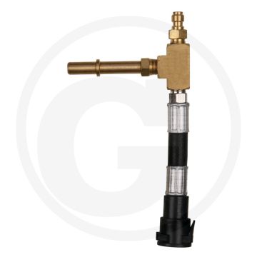KS Tools Adapterschlauch für Standard Schrader Ventil 7/16"x20 UNF Innengewinde und 1/4" Schlauchanschluss - Lengte: 250mm