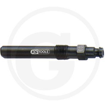 KS Tools Glühkerzen Adapter, M12x1,25 mit Außengewinde, Länge 87 mm, Lengte 97 mm.