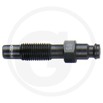 KS Tools Injektoren Adapter, M10x1,25 mit Außengewinde, Länge 57 mm, B:32mm, H:12mm, L:77mm