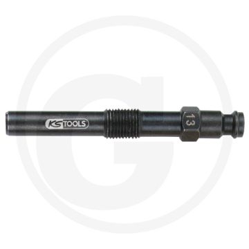 KS Tools Glühkerzen Adapter, M10x1,0 mit Außengewinde, Länge 74 mm, Lengte 94,3 mm.