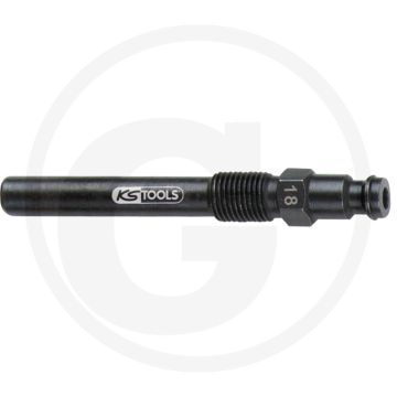 KS Tools Glühkerzen Adapter, M10x1,0 mit Außengewinde, Länge 75 mm - Lengte 95 mm