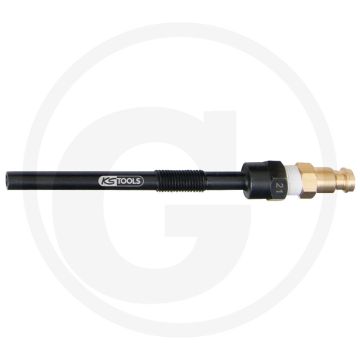 KS Tools Glühkerzen Adapter, M8x1,0 mit Außengewinde, Länge 120 mm, L140 mm.