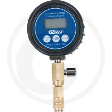 KS Tools Kompressionsmanometer 0-20 bar - 227x95x265 mm