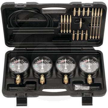KS Tools Synchron-Vergaser-Testgerät | Universal einsetzbar, 0-70 cmHg | 260x98x440 mm