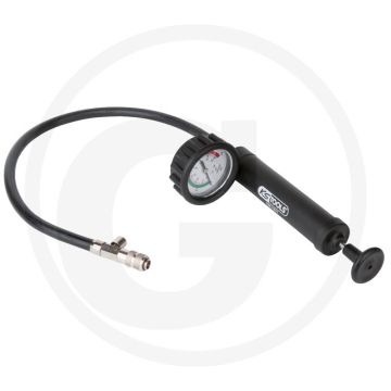 KS Tools Handpomp +manometer/slang,max.2,5bar, incl. Schlauch, 443g, 270x95x297mm