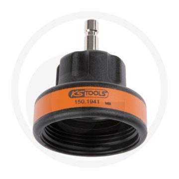 KS Tools Koelsysteem-bajonet-adapter,#6,BD M50x2,5,oranje,hol - Ford, Opel, Porsche, Mercedes, GM, Saab, Land Rover, Range Rover