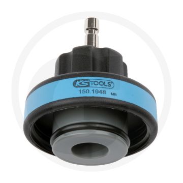 KS Tools Koelsysteem-bajonet-adapter,#13,BD M60x4,blauw - Mercedes, 70x81x70mm