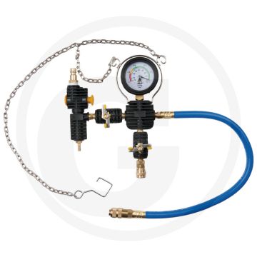 KS Tools Koelsysteem-vacuum vuleenheid,manometer tot 76cm HG=1 bar, incl. Ventilen en Messuhr, 310x65x286mm, 577g