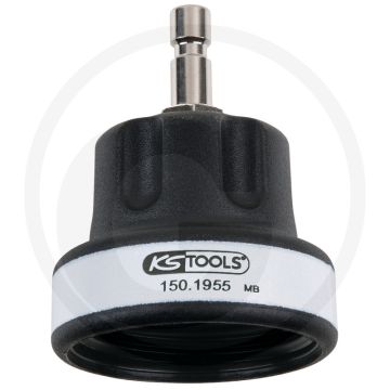 KS Tools Kühlsystem-Adapter weiß M46x3 • ideal für Saab 9-3, 9-5