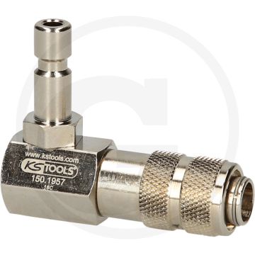 KS Tools Kühlsystem-Bajonettadapter (90° abgewinkelt)