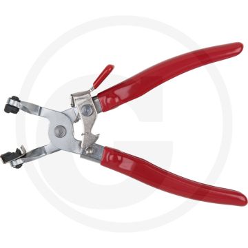 KS Tools Schlauchschellenzange - drehbare Backen, Arretierung, tauchisolierter Griff