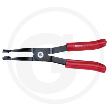 KS Tools Klepsteelrubbertang,gebogen 350mm,330g.