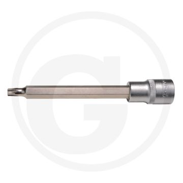 KS Tools 1/2" Bit-dopsleutel TX,L=140mm,T40 - Lange uitvoering, Chroom Vanadium