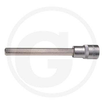 KS Tools 1/2" Bit-dopsleutel, binnenzeskant, L=140mm, 10mm - Ideaal voor motoronderdelen