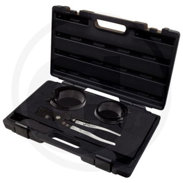 KS Tools Zuigerveer klembandset, 7-dlg. - zelf vaststellende Ratschenfunktion - 415x370x90mm