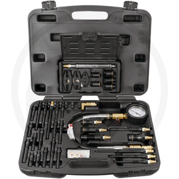 KS Tools Kompressionsprüfgerät-Satz 70 bar (1000 PSI) - Vielseitig in PKW, LKW, Schiffs-, Agrar- Benzin en Dieselmotoren