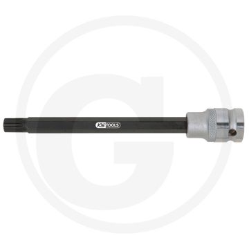 KS Tools 1/2" Bit-Stecknuss für RIBE-Schrauben, extra lang, M10 - RIBE®, extra lang, VAG.