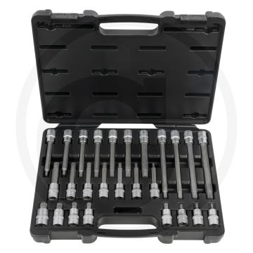 KS Tools 1/2" XZN Steckschlüssel-Satz, 26-tlg. für XZN®-Zylinderkopfschrauben