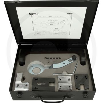 KS Tools Motoreinstell-Werkzeug-Satz für BMW / Mini, 17-tlg. für professionelle Motor-Instandsetzung.