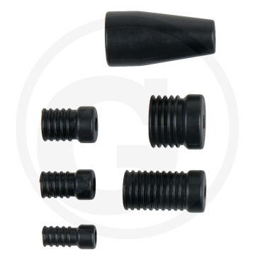 KS Tools Adapter-Satz, 6-tlg., Ø 8-18mm + Konusadapter, 60x8x95mm