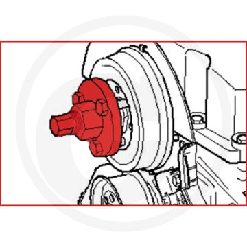 KS Tools Spindel voor 400.2104 - Te gebruiken voor VAG - 581g