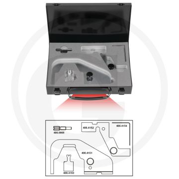 KS Tools Motoreinstellwerkzeug-Satz, 5-tlg. Ford 2,0 - Profi-Set für Ford 2,0 SCTI Ecoboost Motoren
