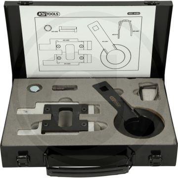 KS Tools Motoreinstell-Werkzeug-Satz für Opel, 9-tlg.