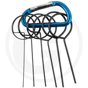 KS Tools Zahnriemen-Spannrollenabsteckstifte, Ø 0,8 - 1,9 mm, voor professionele motor-instandsetzing