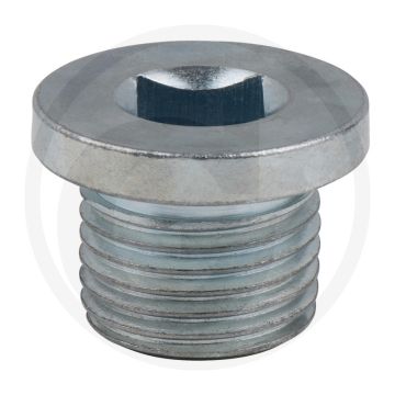 KS Tools Ölablassschraube 8mm, M16x1,5x13mm,16 mm - Innenvierkant, ohne Dichtring