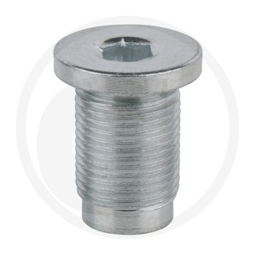 KS Tools Ölablassschraube 8mm, M18x1,5x27mm - Innensechskant, zonder Dichtring. Breedte: 100mm.