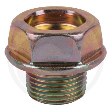 KS Tools Ölablassschraube, 24mm, M18x1,5x11,5mm, Aussensechskant, ohne Dichtring, 100x25x140mm