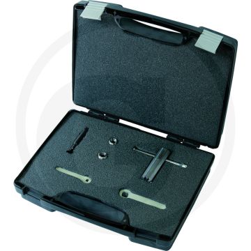 KS Tools Oliecarterstopzittingfreesset, 6-dlg. Voor olieaftappluggen.