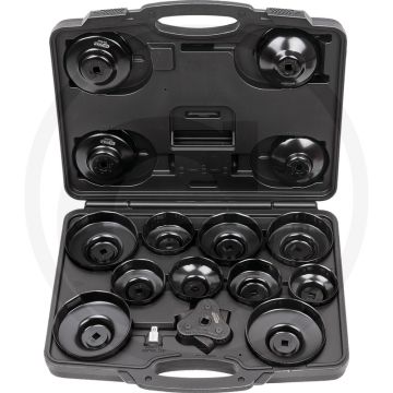KS Tools 3/8"Oliefiltersleutelset,16-dlg (16-teilig)