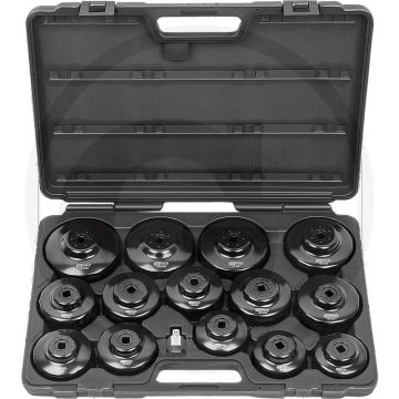 KS Tools 3/8"Oliefiltersleutelset,15-dlg (15-teilig)