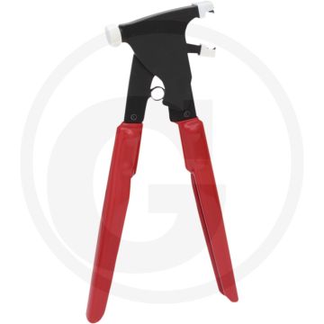 KS Tools Lösezange für geklebte Auswuchtgewichte, 225mm - Extra schmales Greifprofil, Kunststoffschutz-Kappe