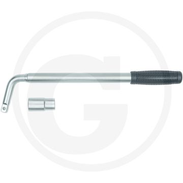 KS Tools Stecknuss Radmutternschlüssel,17mm - Ergonomischer Griff, Chrom Vanadium