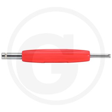 KS Tools Ventielsleutel, auto’s. Dubbele functie, Kunststof handgreep.