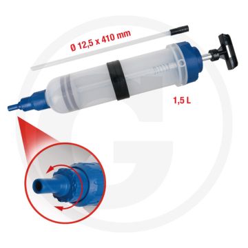 KS Tools AdBlue® Absaug- und Füllhandpumpe, 1,5 Liter - Ideales Hilfsmittel für AdBlue®-Zusätze