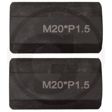 KS Tools Gewindeadapter-Satz M20x1,5x65mm, 2-tlg. - Lengte: 170mm