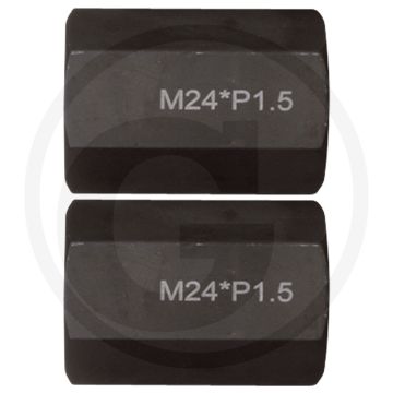 KS Tools Gewindeadapter-Satz M24x1,5x65mm, 2-tlg. - Lengte: 180mm