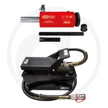 KS Tools Hydraulik-Einheit 32t, mit Luft-Hydraulik-Pumpe, 9 - Universeller Einsatz in Kfz-Werkstatt