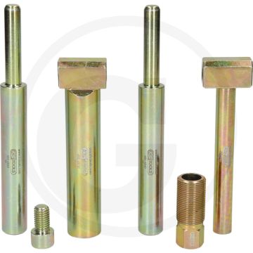KS Tools Bremsbacken Spannvorrichtung für SAF, 6-tlg. - Robuste Ausführung, geeignet für SAF SK500 und SK9042 - 242x151x69mm
