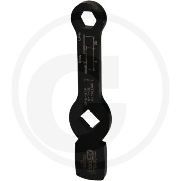 KS Tools 3/4" Schlag-Sechskant-Schlüssel mit 2 Schlagfläche - Bremssattelverschraubung Hinterachse