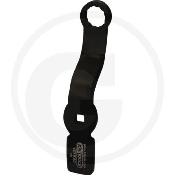 KS Tools 1/2" Schlag-Zwölfkant-Schlüssel mit 2 Schlagfläche - 12-kant, ideal für Bremszylinderverschraubungen