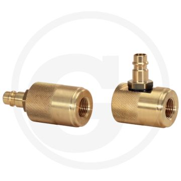 KS Tools Luchtdruk-adapterset, 2-dlg. voor LKW-Druckluft-Bremsanlage.