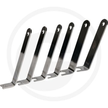 KS Tools Druckluft-Schnellverbinder-Lösewerkzeug-Satz,6-tlg. - Universal einsetzbar bei Druckluftleitungen bis 16 mm