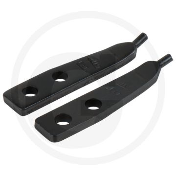 KS Tools Set vervangingspunten 15° / 3,0 mm, 2 delig voor borgverentang, 260 mm. Sleutelmaten: 3mm.